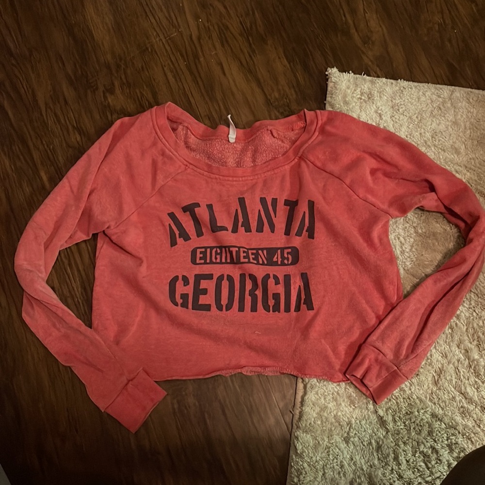 Atlanta Georgia Cropped Long Sleeve